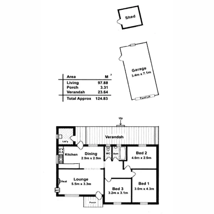 Floorplan of Homely house listing, 12 John Rice Avenue, Elizabeth Vale SA 5112