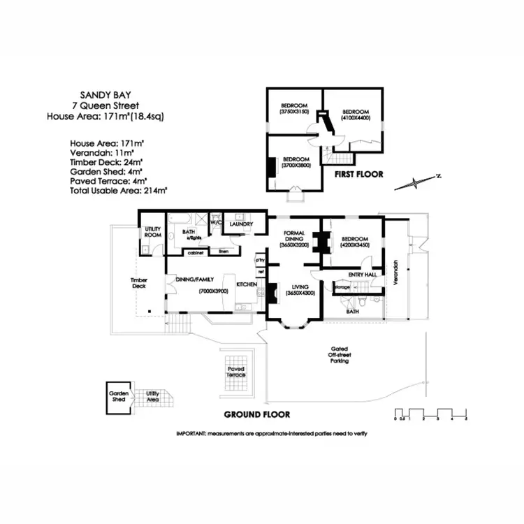 Floorplan of Homely house listing, 7 Queen Street, Sandy Bay TAS 7005