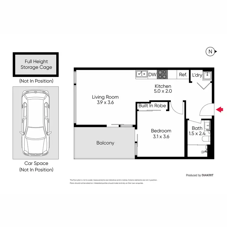 Floorplan of Homely apartment listing, 102/629 Canterbury Road, Surrey Hills VIC 3127