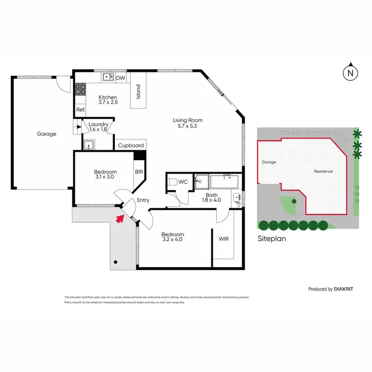 Floorplan of Homely unit listing, 2/508 Elgar Road, Box Hill North VIC 3129