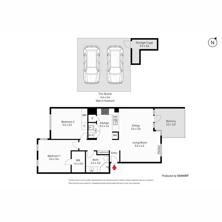 Floorplan of Homely apartment listing, 15/65-69 Riversdale Road, Hawthorn VIC 3122