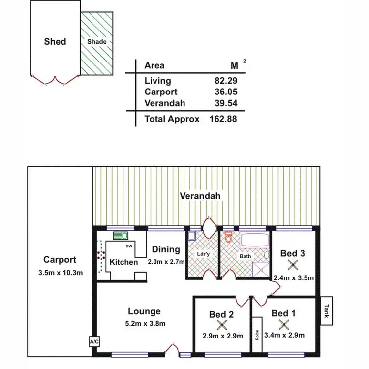 Floorplan of Homely house listing, 31 Plaza Avenue, Sellicks Beach SA 5174