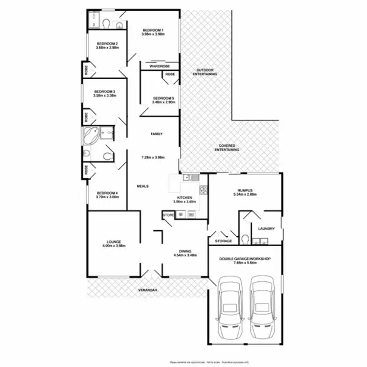 Floorplan of Homely house listing, 1 Mort Place, Glenmore Park NSW 2745
