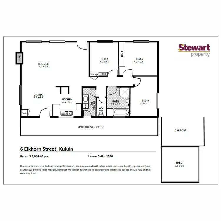 Floorplan of Homely house listing, 6 Elkhorn Street, Kuluin QLD 4558