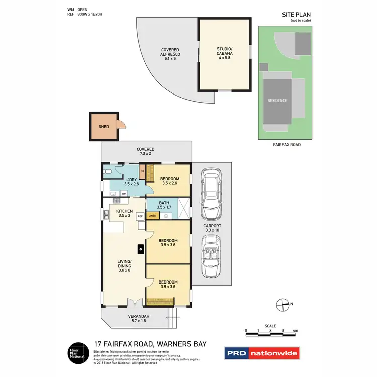 Floorplan of Homely house listing, 17 Fairfax Road, Warners Bay NSW 2282