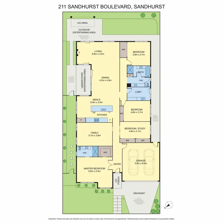 Floorplan of Homely house listing, 211 Sandhurst Boulevard, Sandhurst VIC 3977