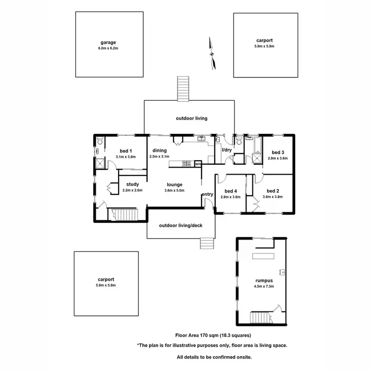 Floorplan of Homely house listing, 1 Pitt Avenue, Gembrook VIC 3783