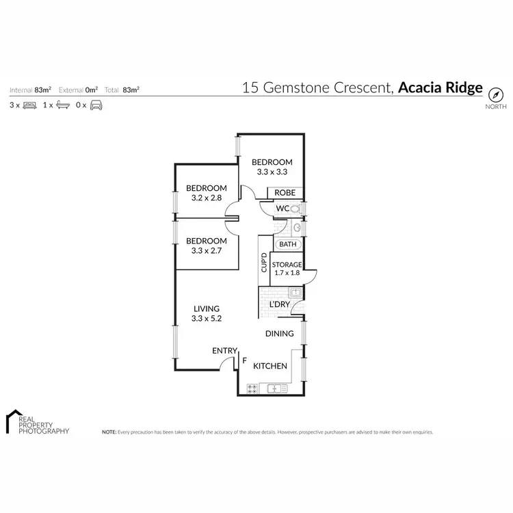 Floorplan of Homely house listing, 15 Gemstone Crescent, Acacia Ridge QLD 4110