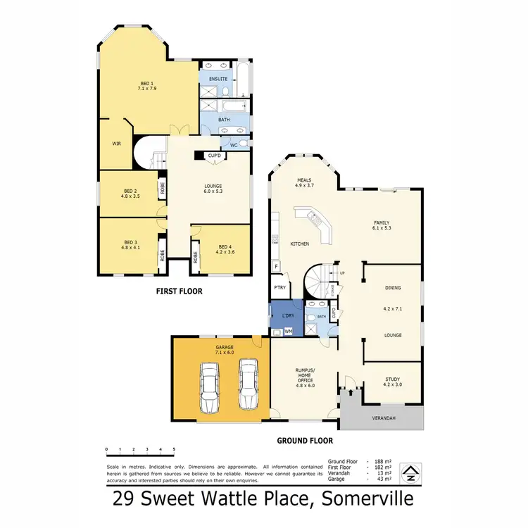Floorplan of Homely house listing, 29 Sweet Wattle Place, Somerville VIC 3912
