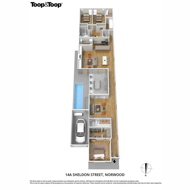 Floorplan of Homely house listing, 14a Sheldon Street, Norwood SA 5067
