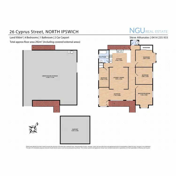 Floorplan of Homely house listing, 26a Cyprus Street, North Ipswich QLD 4305