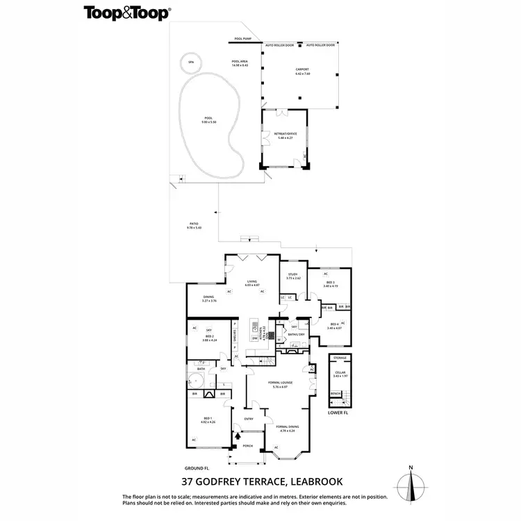 Floorplan of Homely house listing, 37 Godfrey Terrace, Leabrook SA 5068