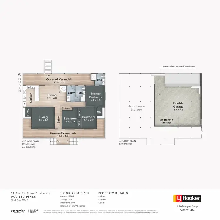 Floorplan of Homely house listing, 54 Pacific Pines Boulevard, Pacific Pines QLD 4211