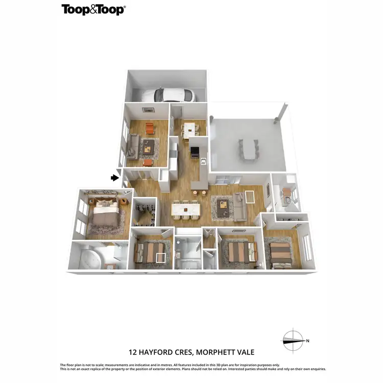 Floorplan of Homely house listing, 12 Hayford Crescent, Morphett Vale SA 5162