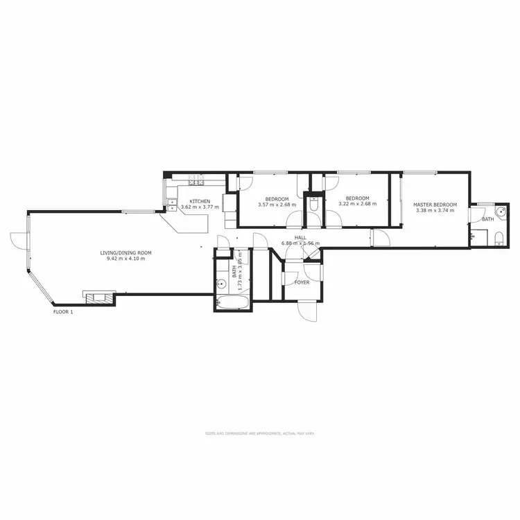 Floorplan of Homely apartment listing, 1/32 The Avenue, Mount Buller VIC 3723