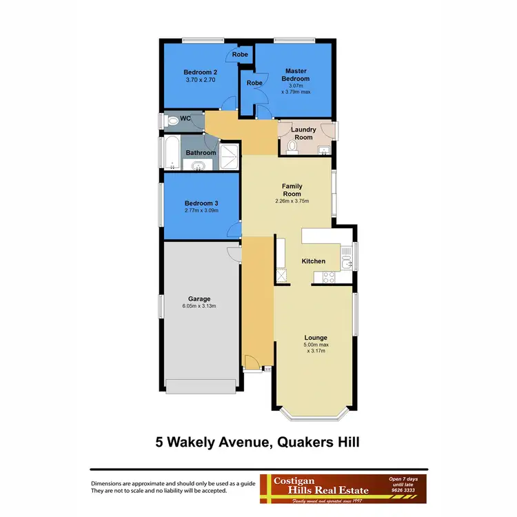 Floorplan of Homely house listing, 5 Wakely Avenue, Quakers Hill NSW 2763