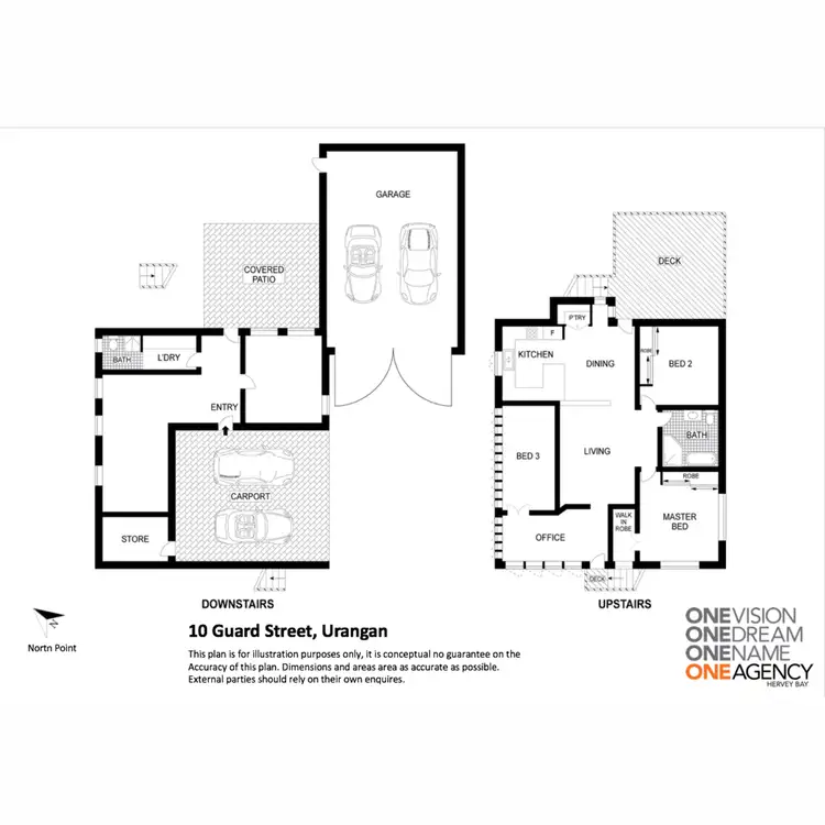 Floorplan of Homely house listing, 10 Guard Street, Urangan QLD 4655