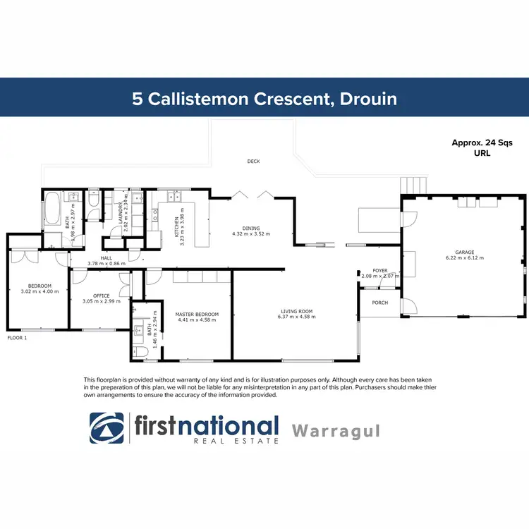 Floorplan of Homely house listing, 5 Callistemon Crescent, Drouin VIC 3818