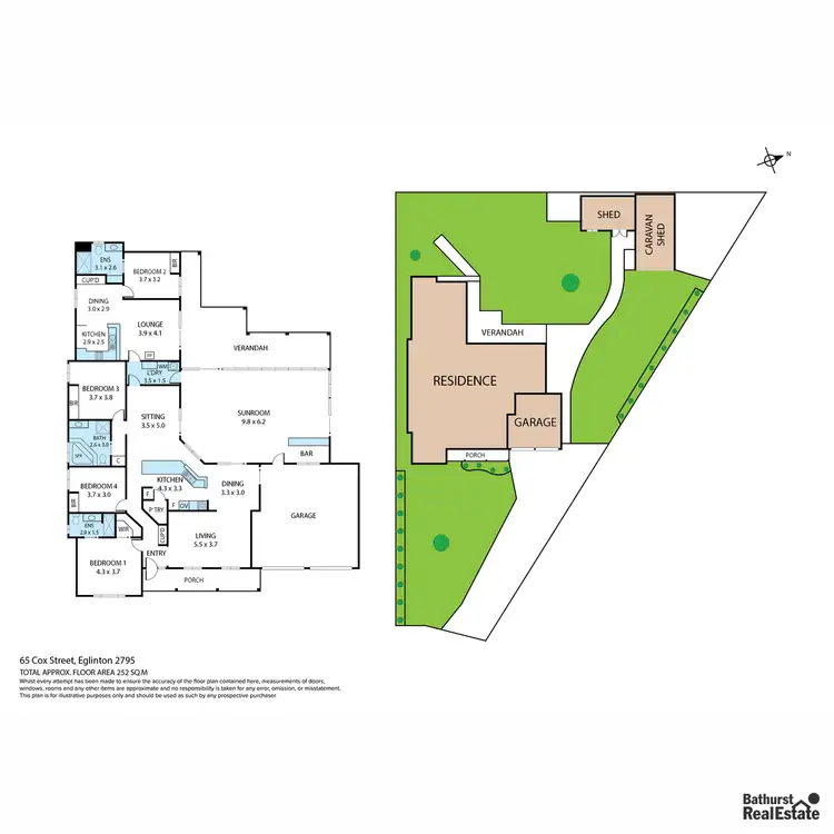 Floorplan of Homely house listing, 65 Cox Street, Eglinton NSW 2795
