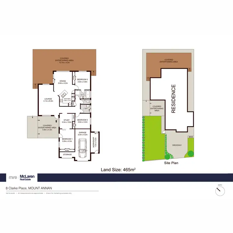 Floorplan of Homely house listing, 8 Clarke Place, Mount Annan NSW 2567