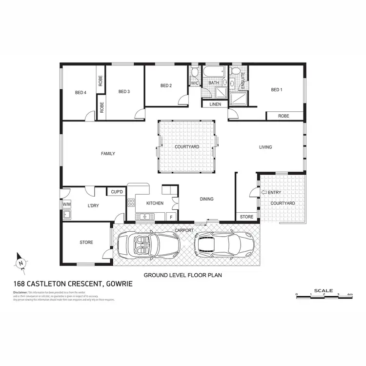 Floorplan of Homely house listing, 168 Castleton Crescent, Gowrie ACT 2904