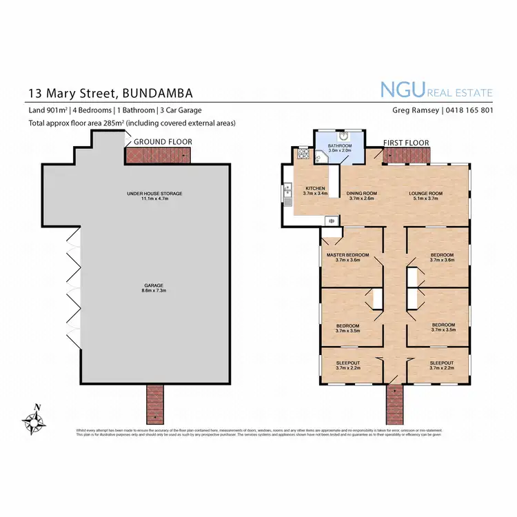 Floorplan of Homely house listing, 13 Mary Street, Bundamba QLD 4304