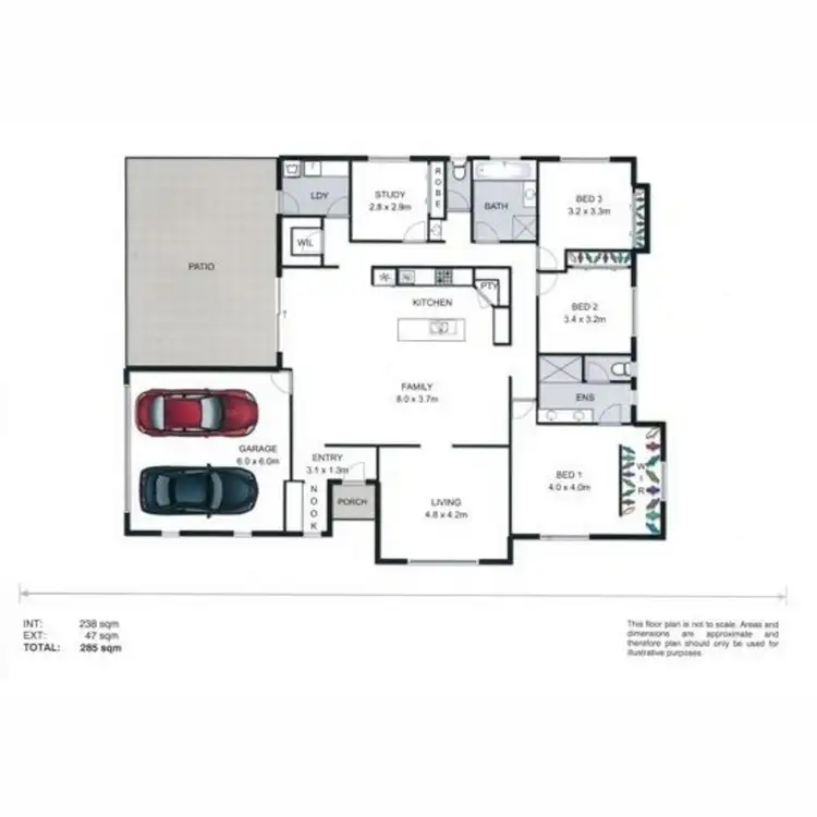 Floorplan of Homely house listing, 12 Kimdonn Drive, Withcott QLD 4352