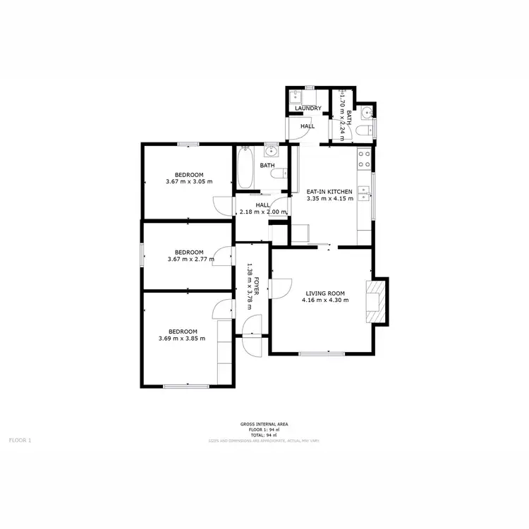 Floorplan of Homely house listing, 18 Elwick Road, Glenorchy TAS 7010