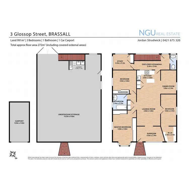 Floorplan of Homely house listing, 3 Glossop Street, Brassall QLD 4305
