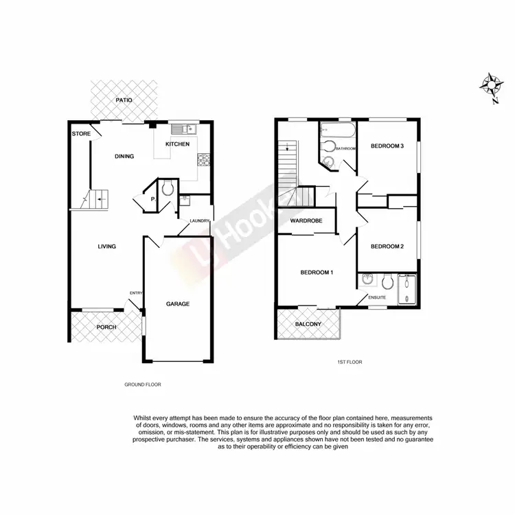 Floorplan of Homely townhouse listing, 6/18 Diane Court, Calamvale QLD 4116