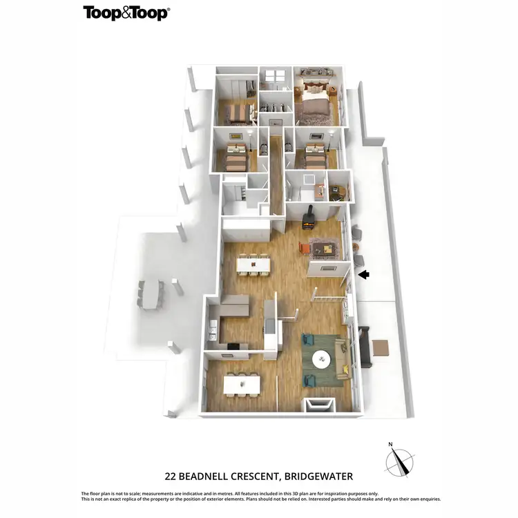 Floorplan of Homely house listing, 22 Beadnell Crescent, Bridgewater SA 5155