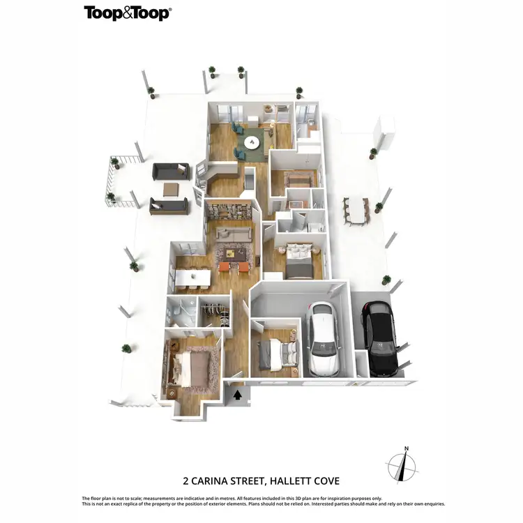 Floorplan of Homely house listing, 2 Carina Street, Hallett Cove SA 5158