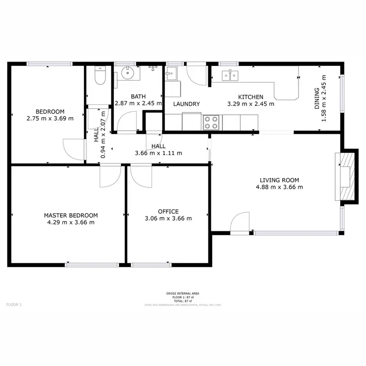 Floorplan of Homely house listing, 14 Eddington Street, Bridgewater TAS 7030