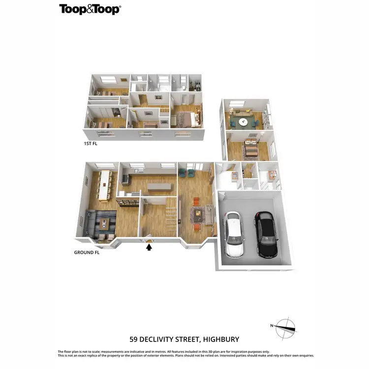 Floorplan of Homely house listing, 59 Declivity Street, Highbury SA 5089