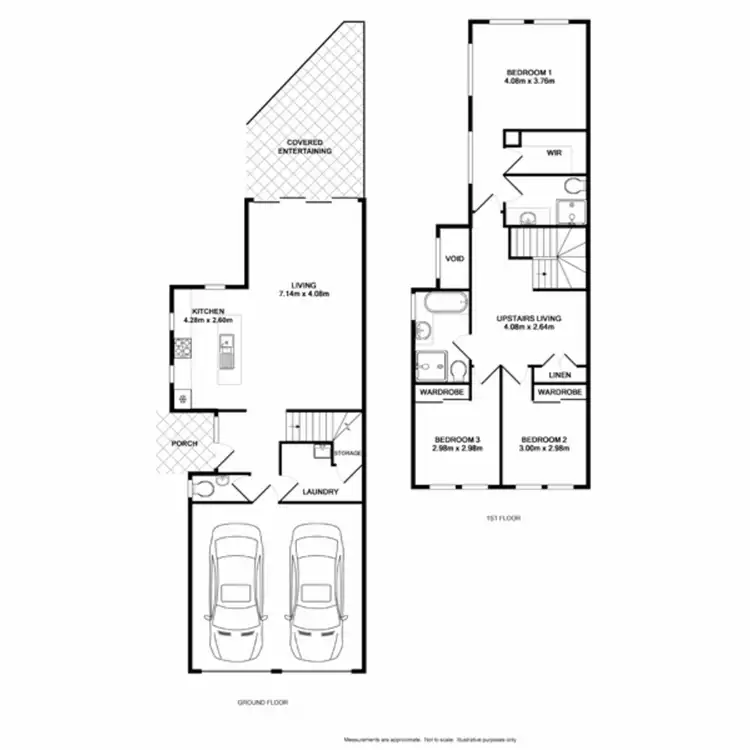 Floorplan of Homely townhouse listing, 1/47 Camellia Avenue, Glenmore Park NSW 2745