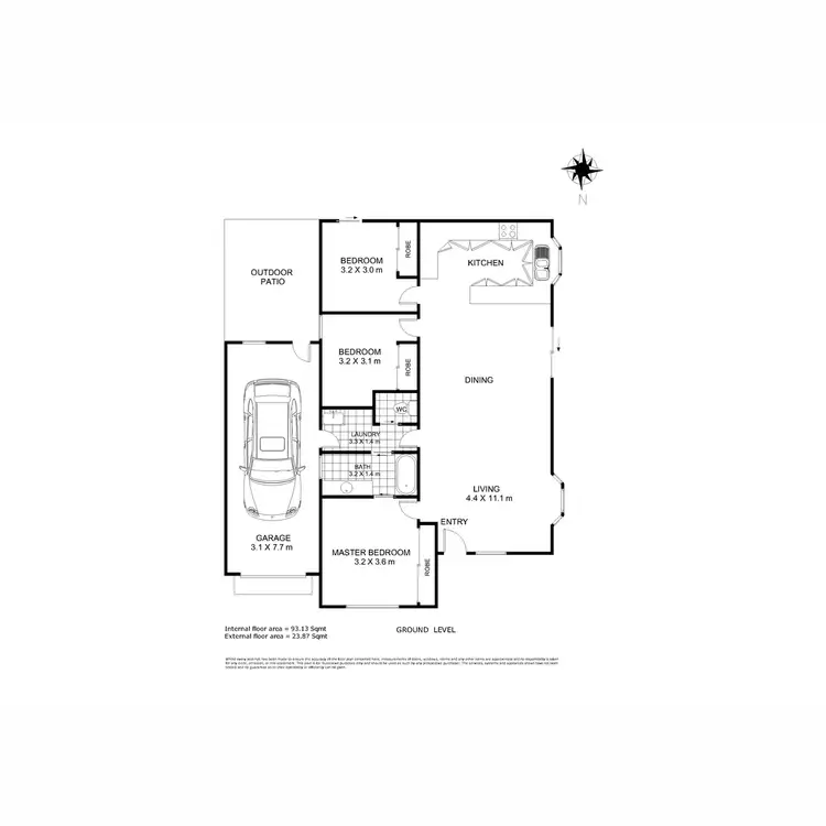 Floorplan of Homely villa listing, Villa 112 Palm Lake Resort, Cranley QLD 4350
