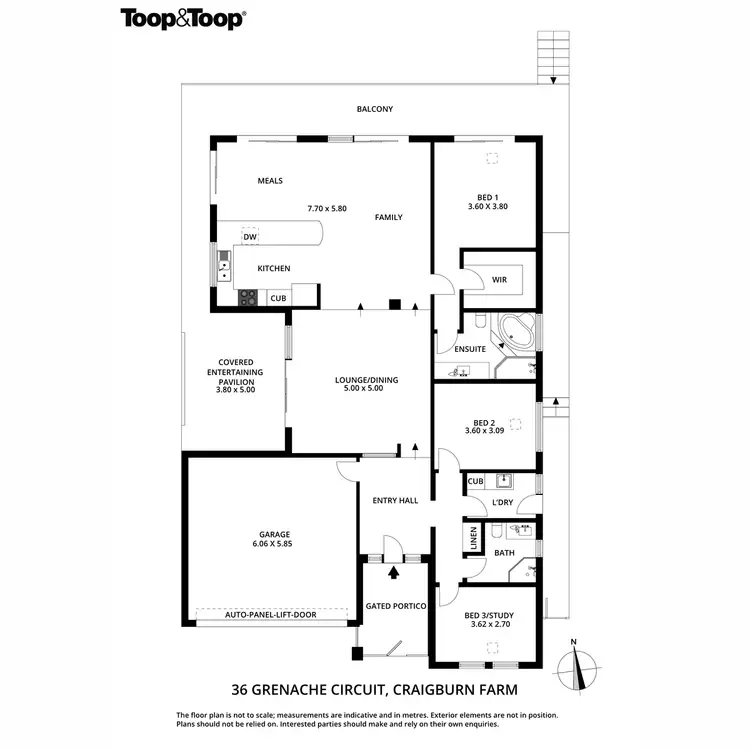 Floorplan of Homely house listing, 36 Grenache Circuit, Craigburn Farm SA 5051
