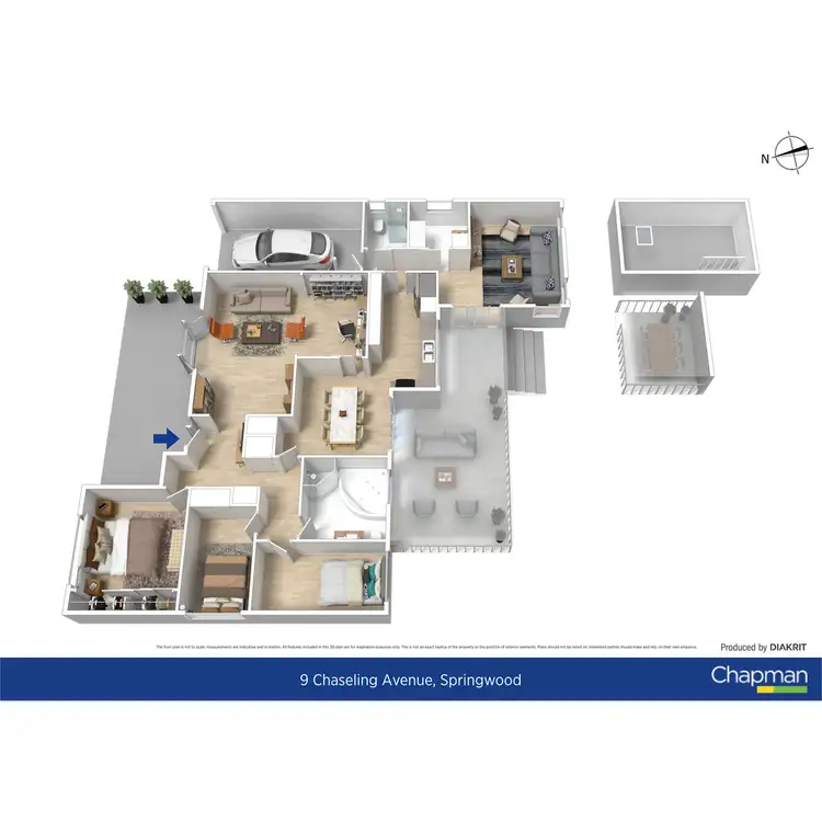 Floorplan of Homely house listing, 9 Chaseling Avenue, Springwood NSW 2777