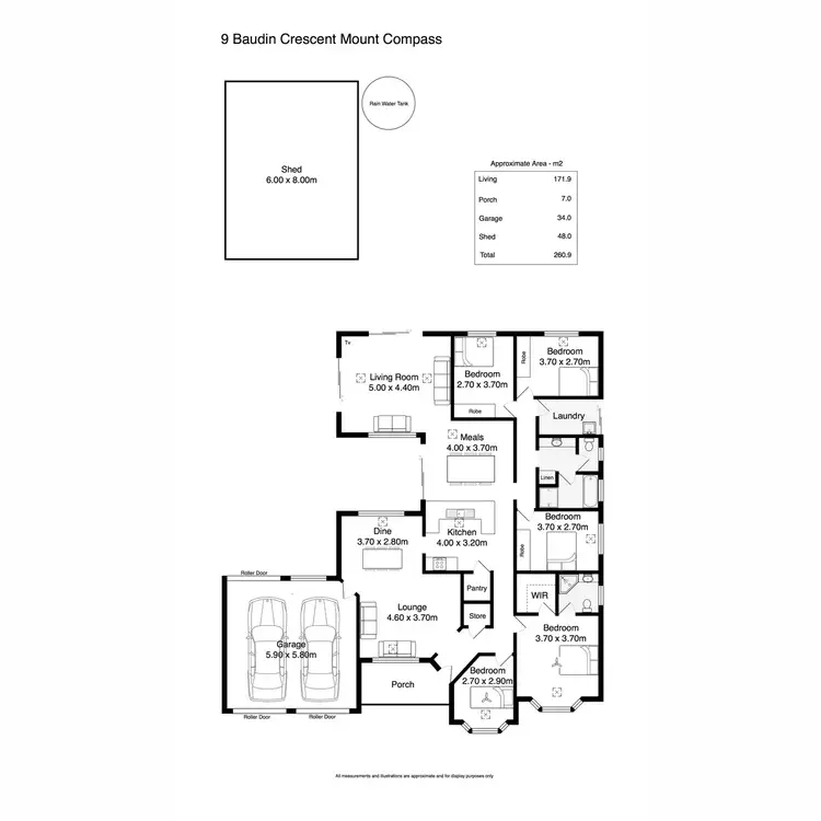 Floorplan of Homely house listing, 9 Baudin Crescent, Mount Compass SA 5210