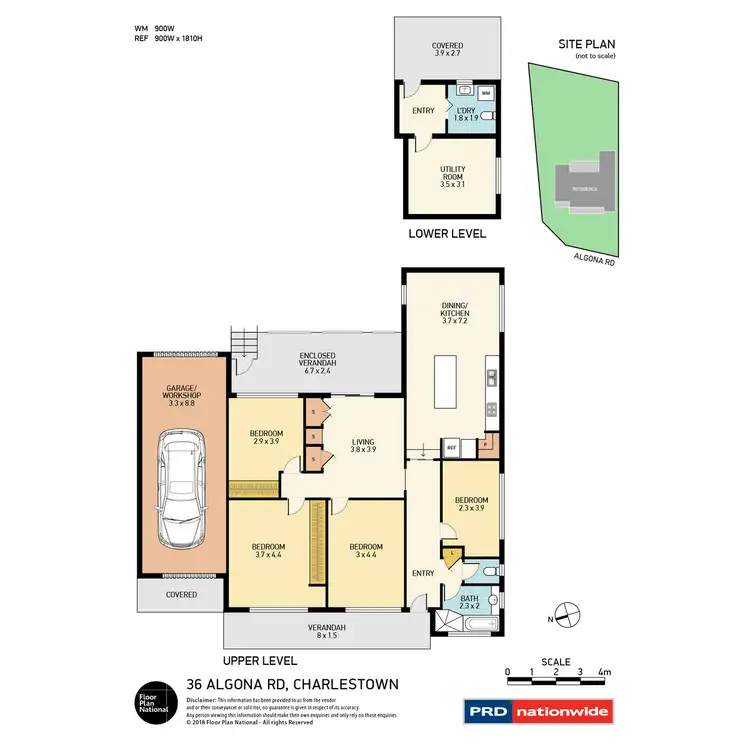 Floorplan of Homely house listing, 36 Algona Road, Charlestown NSW 2290
