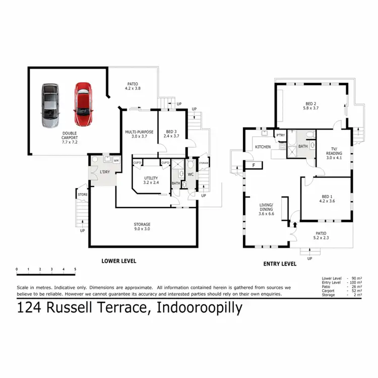 Floorplan of Homely house listing, 124 Russell Terrace, Indooroopilly QLD 4068