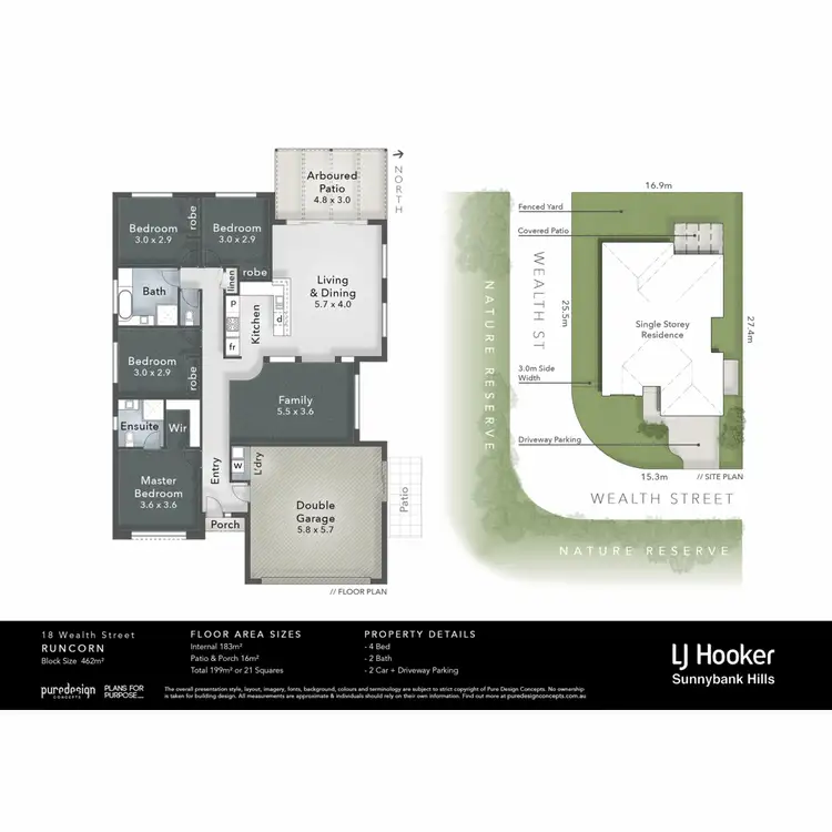 Floorplan of Homely house listing, 18 Wealth Street, Runcorn QLD 4113