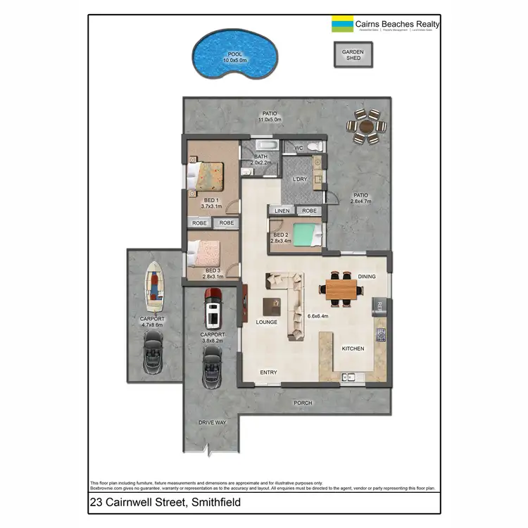 Floorplan of Homely house listing, 23 Cairnwell Street, Smithfield QLD 4878
