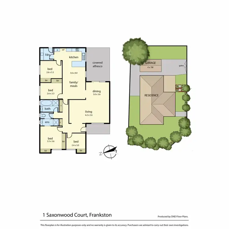 Floorplan of Homely house listing, 1 Saxonwood Court, Frankston VIC 3199