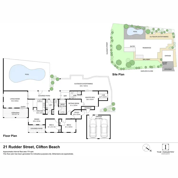 Floorplan of Homely house listing, 21 Rudder Street, Clifton Beach QLD 4879