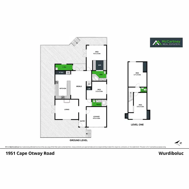 Floorplan of Homely house listing, 1951 Cape Otway Road, Wurdiboluc VIC 3241