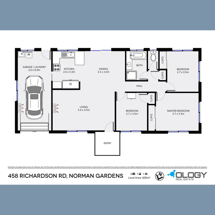 Floorplan of Homely house listing, 458 Richardson Road, Norman Gardens QLD 4701