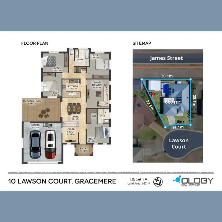 Floorplan of Homely house listing, 10 Lawson Court, Gracemere QLD 4702