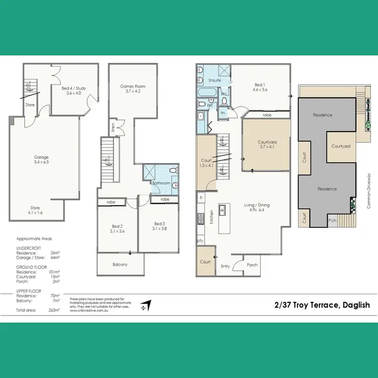 Floorplan of Homely townhouse listing, 2/37 Troy Terrace, Daglish WA 6008