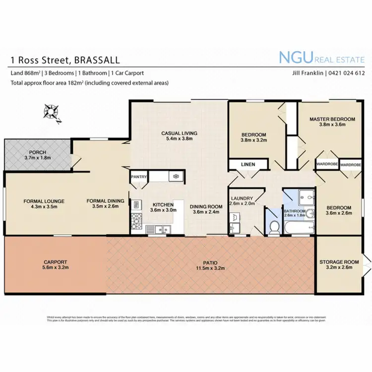Floorplan of Homely house listing, 1 Ross Street, Brassall QLD 4305